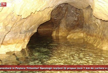 O nouă aventură în Peștera Tritonilor! Speologii reșițeni îți propun încă 1 km de cartare a peșterii
