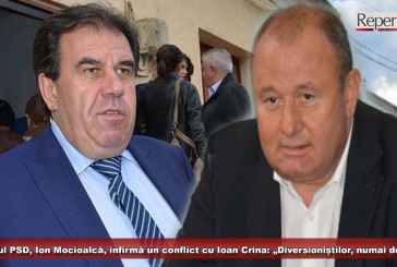 Liderul PSD, Ion Mocioalcă, infirmă un conflict cu Ioan Crina: „Diversioniștilor, numai de bine!“