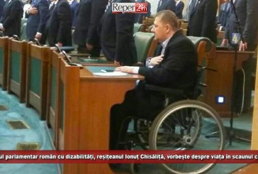 Singurul parlamentar român cu dizabilități, reșițeanul Ionuț Chisăliță, vorbește deschis despre viața în scaunul cu rotile!