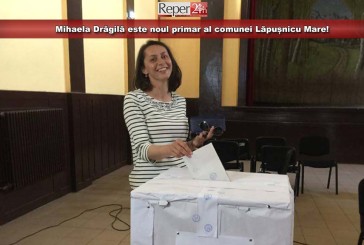 Mihaela Drăgilă, noul primar al comunei Lăpușnicu Mare!