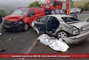 Accident mortal pe DN 58, între Nermed și Carașova!
