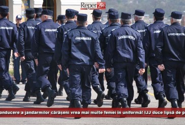 Noua conducere a jandarmilor cărășeni vrea mai multe femei în uniformă! IJJ duce lipsă de personal