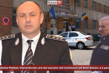Comandantul Poliției Caraș-Severin, Viorel Avram, are doi secunzi noi! Comisarul șef Emil Stoian s-a pensionat!