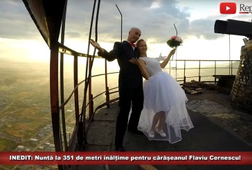 INEDIT: Nuntă la 351 de metri înălțime pentru cărășeanul Flaviu Cernescu!