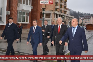 Ambasadorul SUA, Hans Klemm, deschis colaborării cu Reșița și județul Caraș-Severin!