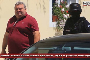 UPDATE: Primarul comunei Ciclova Română, Puiu Percea, reținut de procurorii anticorupție