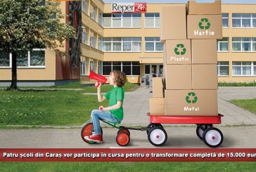 Patru școli din Caraș intră în cursa pentru un viitor verde! Pot câștiga o transformare completă de 15.000 euro