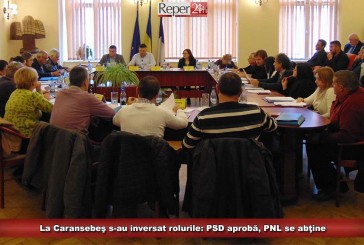 La Caransebeş s-au inversat rolurile: PSD aprobă, PNL se abţine