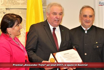 Premiul „Alexander Tietz” pe anul 2017 a ajuns în Austria!