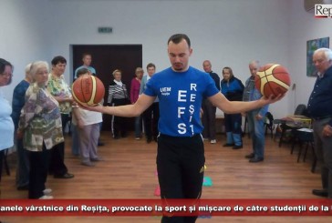 Persoanele vârstnice din Reșița, provocate la sport și mișcare de către studenții de la UEM!