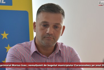 4 milioane de lei mai puțin la bugetul municipiului Caransebeș! „La ce cheltuieli să renunțăm?”, se întreabă viceprimarul Isac
