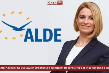Ionela Kovacs, ALDE: „Avem dreptul la demnitate! Dosarele nu pot îngenunchea o națiune!“