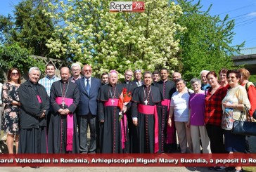 Emisarul Vaticanului în România, Arhiepiscopul Miguel Maury Buendia, a poposit la Reșița!