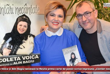Nicoleta Voica și Alin Bagiu lansează la Reșita prima carte de poezii scrisă împreună, „Cântări necântate“