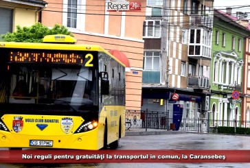 Noi reguli pentru gratuităţi la transportul în comun, la Caransebeş