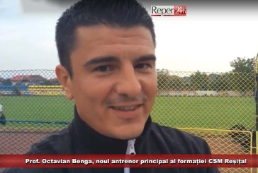 Octavian Benga, noul antrenor principal al formației CSM Reșița!