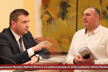 Viceprimarul Reșiței, Adrian Dacica, cu jalba-n proțap la șeful județului, Silviu Hurduzeu!
