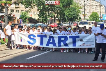 Crosul „Ziua Olimpică“, o numeroasă prezență la Reșița a tinerilor din județ!