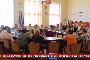 Consilierii liberali din Caransebeș i-au cerut primarului Felix Borcean amânarea punctului 4 din 29 iunie!