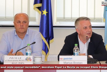 „Am avut niște eșecuri incredibile”, dezvăluie primarul Ioan Popa! La Reșița au început Zilele Diasporei!