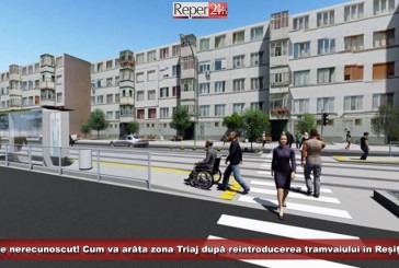 De nerecunoscut! Cum va arăta zona Triaj după reintroducerea tramvaiului în Reșița!