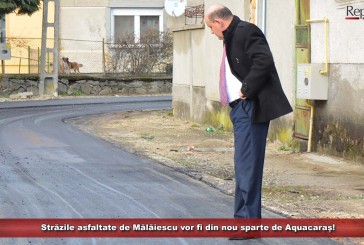 Străzile asfaltate de Mălăiescu vor fi din nou sparte de Aquacaraș! „Vor fi readuse la starea inițială”, dă asigurări edilul!