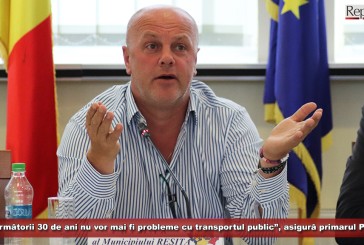 Reșița va avea tramvaie mai bune decât Bucureștiul! „În următorii 30 de ani nu vor fi probleme cu transportul public”, asigură Popa!