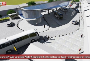 O recunoști? Așa va arăta Piața Republicii din Muncitoresc după reintroducerea tramvaiului!