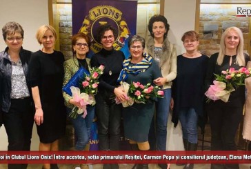 Leoaice noi în Clubul Lions Onix! Între acestea, soția primarului Reșiței, Carmen Popa și consilierul județean, Elena Meteleaucă!