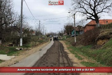„Au început lucrările de asfaltare pe tronsonul Fârliug-Duleu” afirmă primarul Borduz!