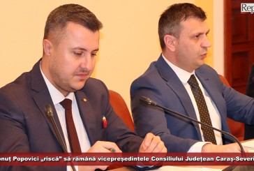 Ionuț Popovici „riscă” să rămână vicepreședintele Consiliului Județean Caraș-Severin!