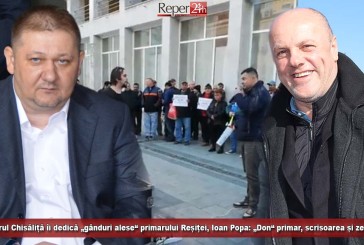 Senatorul Chisăliță îi dedică „gânduri alese“ primarului Reșiței, Ioan Popa: „Don“ primar, scrisoarea și zeciuiala!