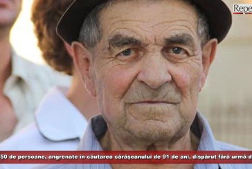 UPDATE: Peste 150 de persoane, angrenate în căutarea cărășeanului de 91 de ani, dispărut fără urmă de o lună de zile!