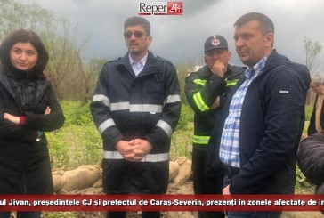 Deputatul Luminița Jivan, președintele și prefectul de Caraș-Severin, prezenți în zonele afectate de inundații!
