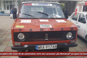 Istorie pe patru roți! Cele 20 de automobile retro ale caravanei „Go România!” au ajuns la Caransebeș