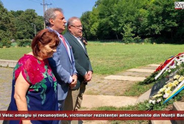 Marcel Vela: omagiu și recunoștință, victimelor rezistenței anticomuniste din Munții Banatului
