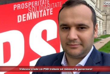 Videscu crede că PSD trebuie să rămână la guvernare!