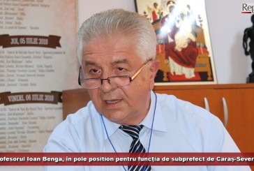 Profesorul Ioan Benga, în pole position pentru funcția de subprefect de Caraș-Severin!