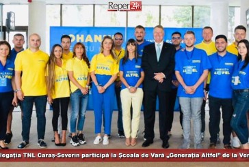 Delegația TNL Caraș-Severin și președintele Klaus Iohannis s-au întâlnit pe litoral la Școala de Vară „Generația Altfel”!