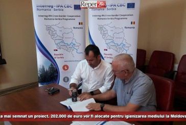 Torma a mai semnat un proiect. 202.000 de euro vor fi alocate pentru igienizarea mediului la Moldova Nouă