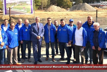 Liberalii cărășeni, în frunte cu senatorul Marcel Vela, în plină campanie electorală pentru alegerile prezidențiale
