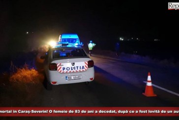 Impact mortal în Caraș-Severin! O femeie de 83 de ani a decedat, după ce a fost lovită de un autoturism!
