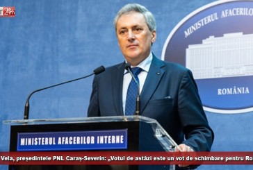 Marcel Vela, președintele PNL Caraș-Severin: „Votul de astăzi este un vot de schimbare pentru România”!