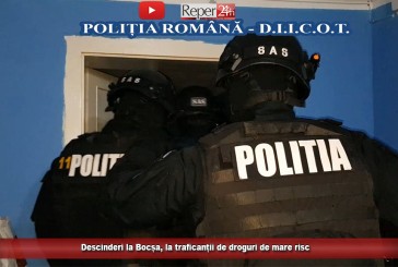 Descinderi la Bocșa, la traficanții de droguri de mare risc