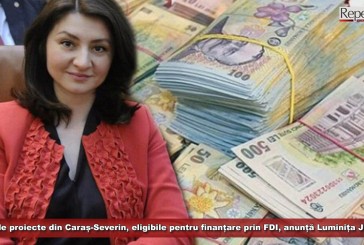32 de proiecte din Caraș-Severin, eligibile pentru finanțare prin FDI, anunță Luminița Jivan!