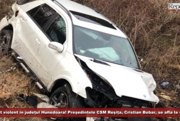 Impact violent în județul Hunedoara! Președintele CSM Reșița, Cristian Bobar, se afla la volan!