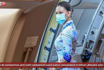 Epidemia de coronavirus, prin ochii cărășencei Laura Lațcu, stewardesă în China! „Situația este delicată”!
