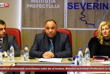 Doi prefecți analizează activitatea celui de al treilea. Bilanțul activității Prefecturii Caraș-Severin în 2019