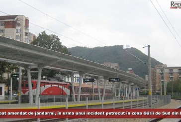 UPDATE: Bărbat amendat de jandarmi, în urma unui incident petrecut în zona Gării de Sud din Reșița