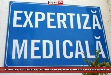 Modificări în activitatea cabinetelor de expertiză medicală din Caraș-Severin